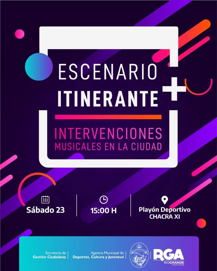 Llegan los "escenarios itinerantes" a los barrios de la ciudad