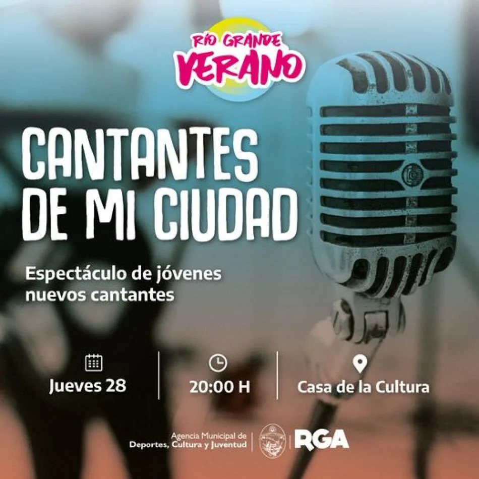 Llega "Cantantes de mi ciudad" a la Casa de la Cultura