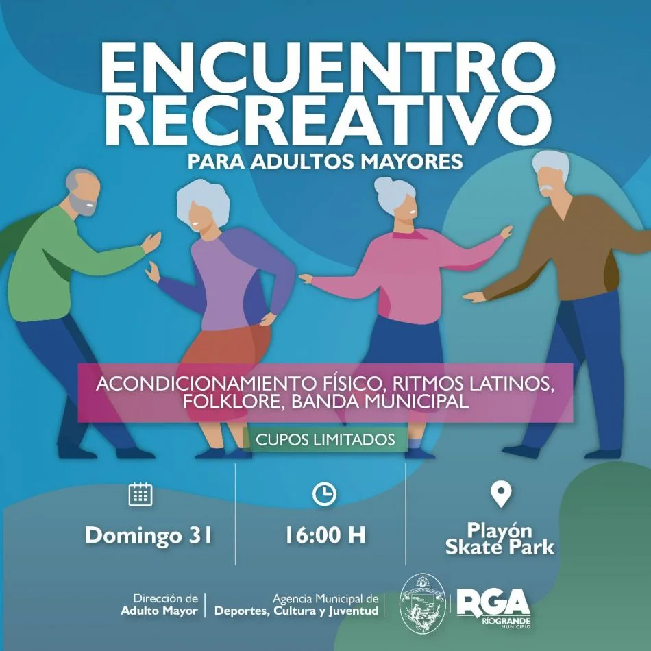 Municipio de Río Grande realizará un encuentro para Adultos Mayores