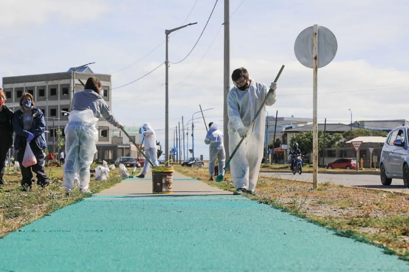 Continúan los trabajos de reacondicionamiento urbano en la ciudad