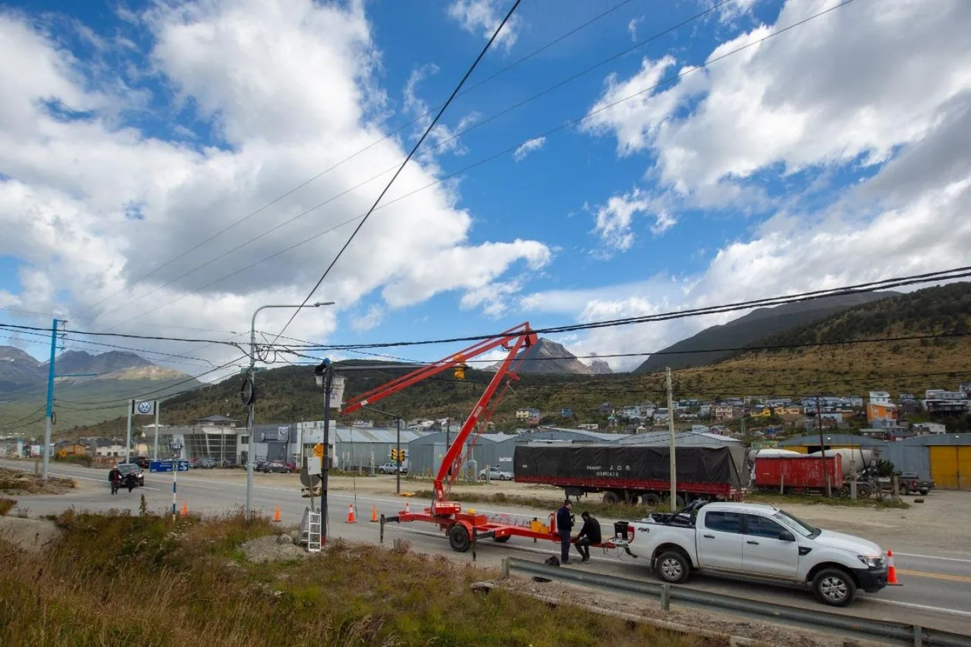 Municipio de Ushuaia instaló nuevos semáforos en la ciudad