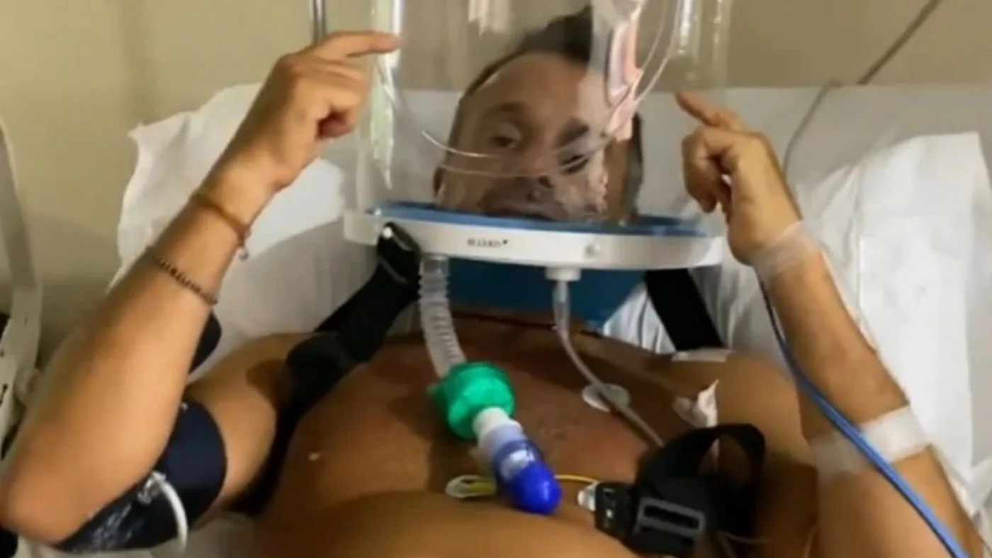 Sergio Lapegüe está internado en una clínica de Temperley.
