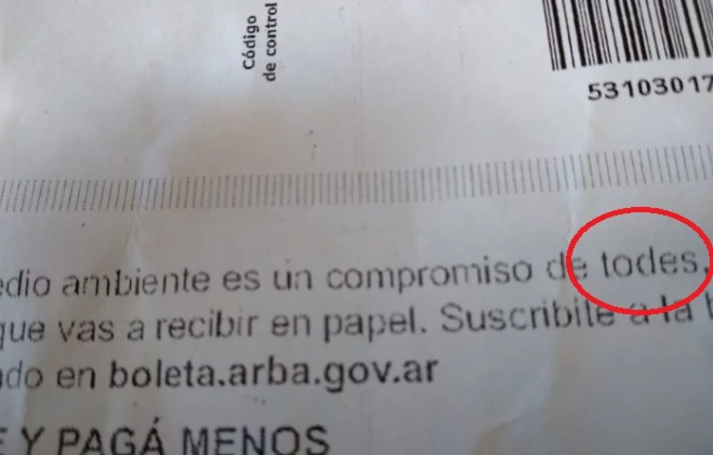 Polémica: Llegan facturas con lenguaje inclusivo