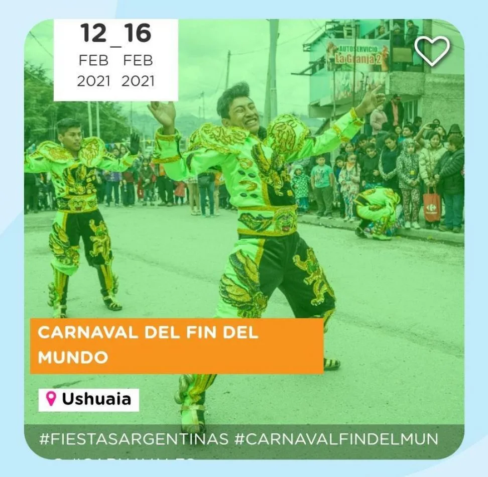 Carnaval del Fin del Mundo disponible en la plataforma digital Fiestas Argentinas