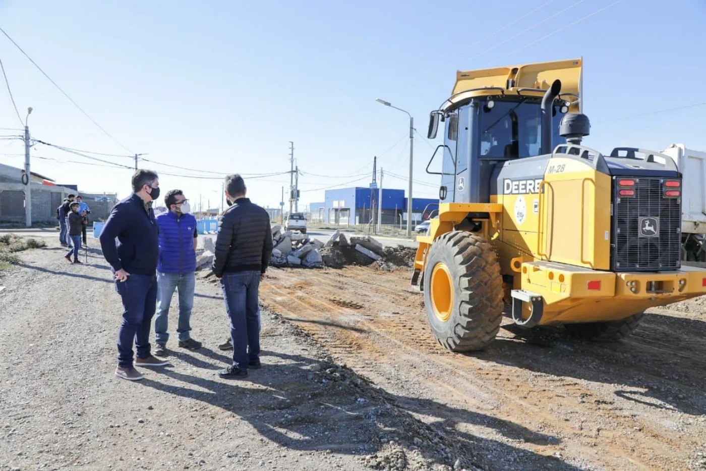 El intendente Martín Perez recorrió, junto al presidente del Concejo Deliberante, Raúl Von der Thusen, los avances de diversas obras en Margen Sur. 