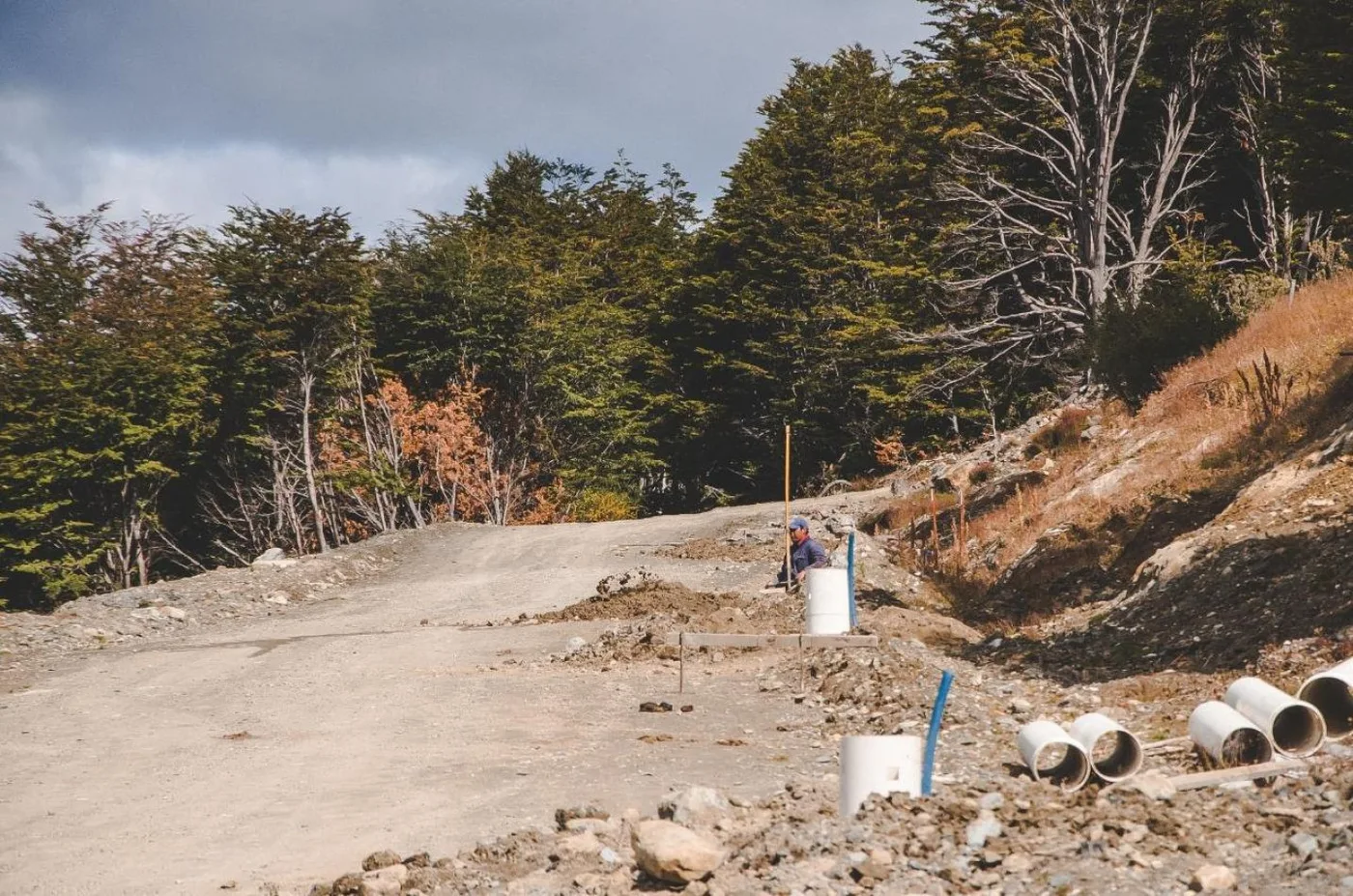 Comenzó el tendido del alumbrado público en la Urbanización General San Martín