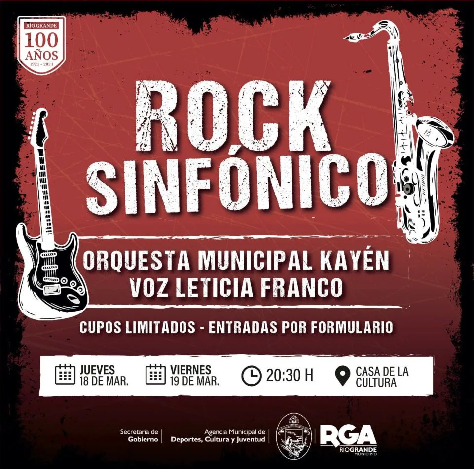 Noches de Rock Sinfónico en la Casa de la Cultura