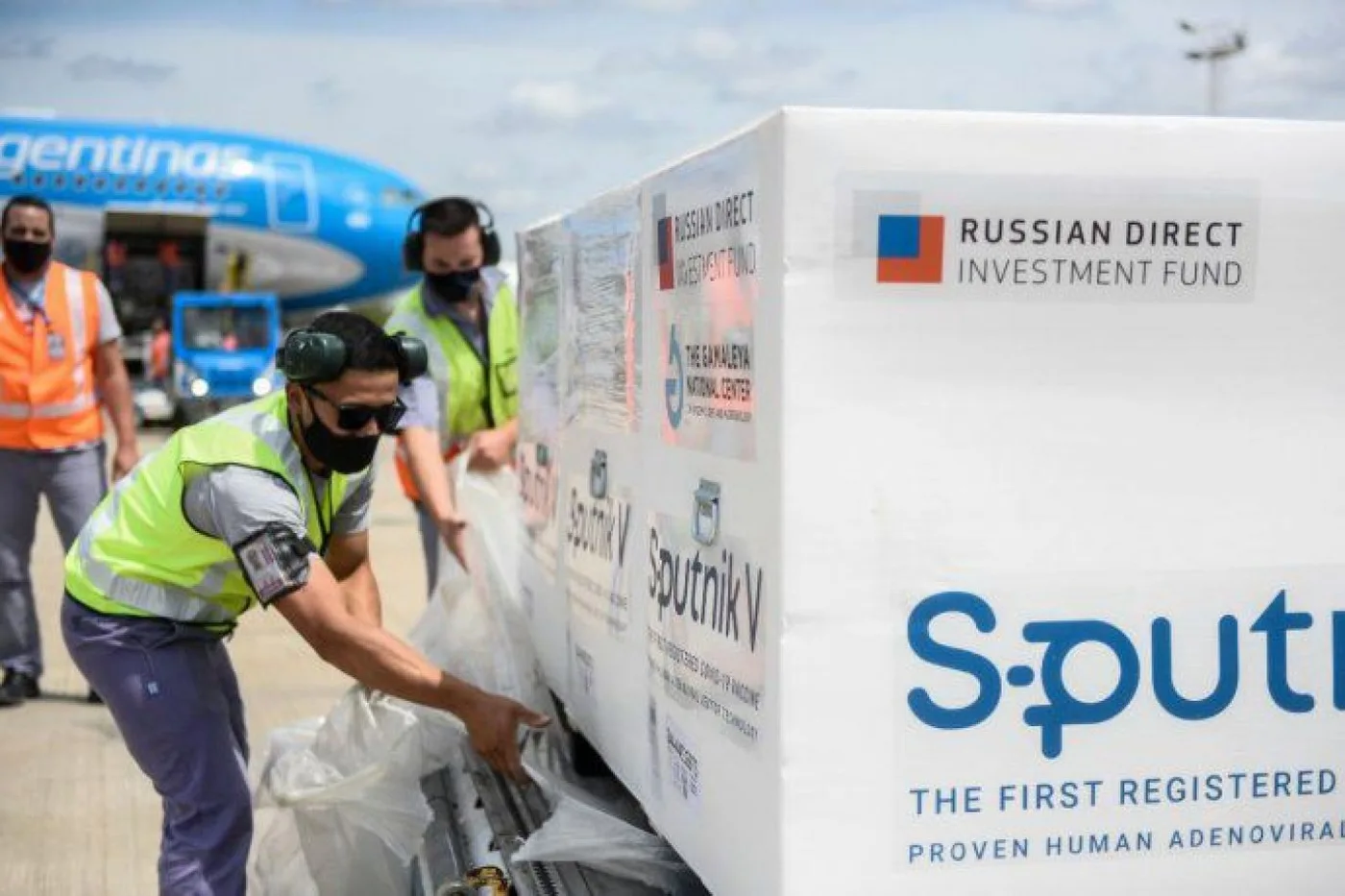 Llegada de las Sputnik V.