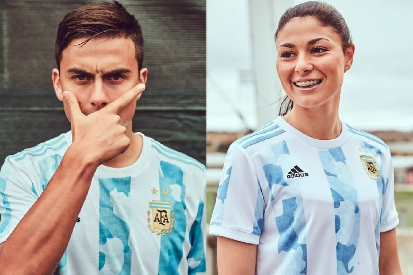 Paulo Dybala y Vanesa Santana.