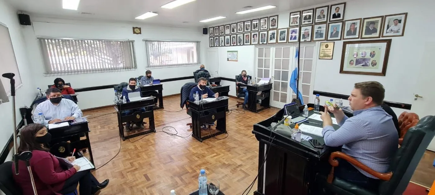 En el recinto de sesiones del Concejo Deliberante se realizó la reunión de Labor Parlamentaria.
