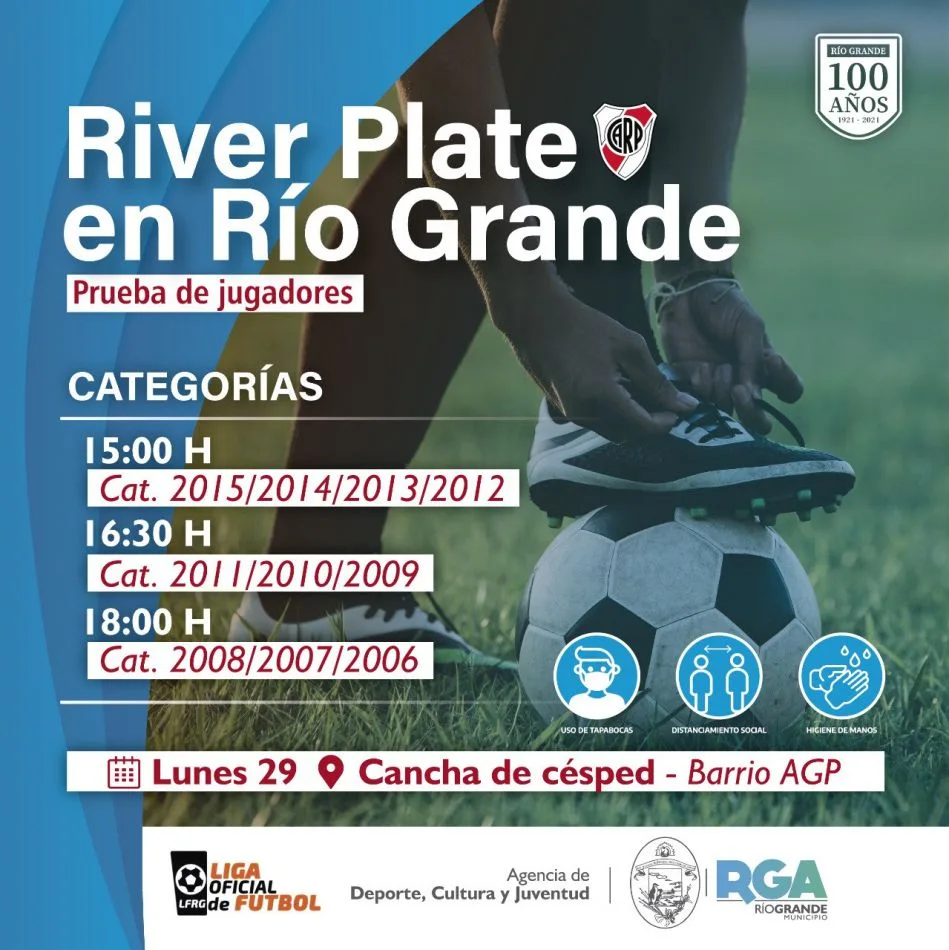 Club Atlético River Plate en búsqueda de talentos riograndenses