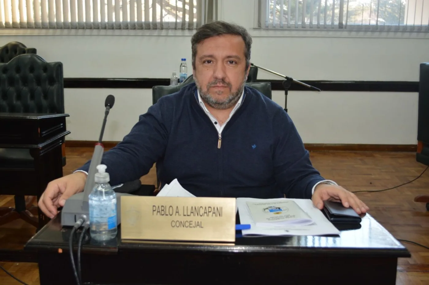 Pablo Llancapani, concejal de la ciudad de Río Grande.