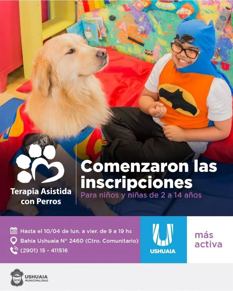 Se abren las inscripciones para la Terapia asistida con perros
