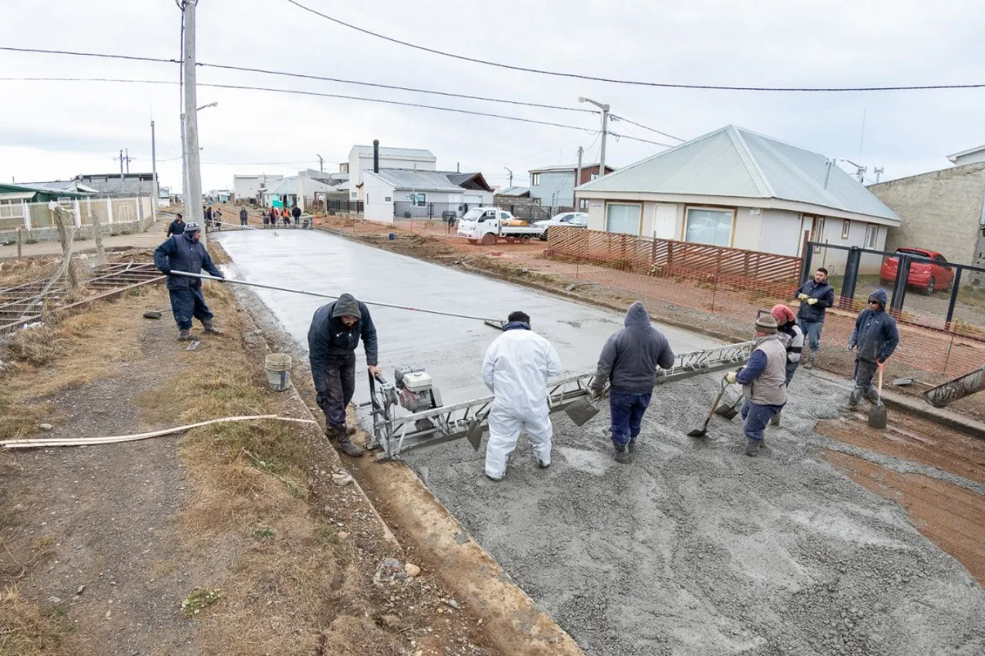 Continúan los trabajos de mejoramiento vial en Chacra XI