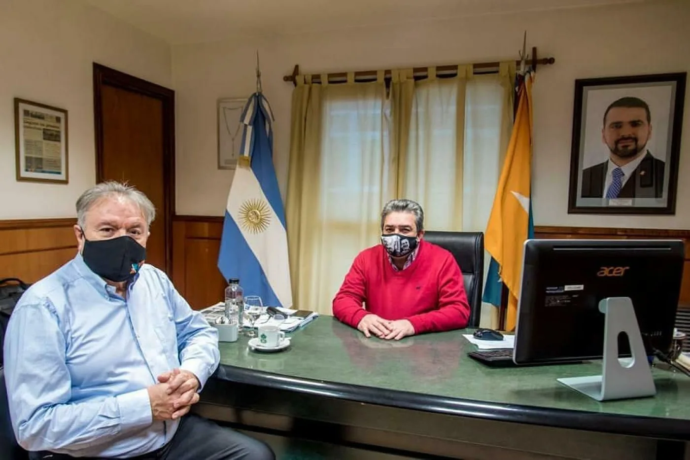 Becerra y Ferreyra ratificaron apertura de Vuoto para la unidad del PJ fueguino