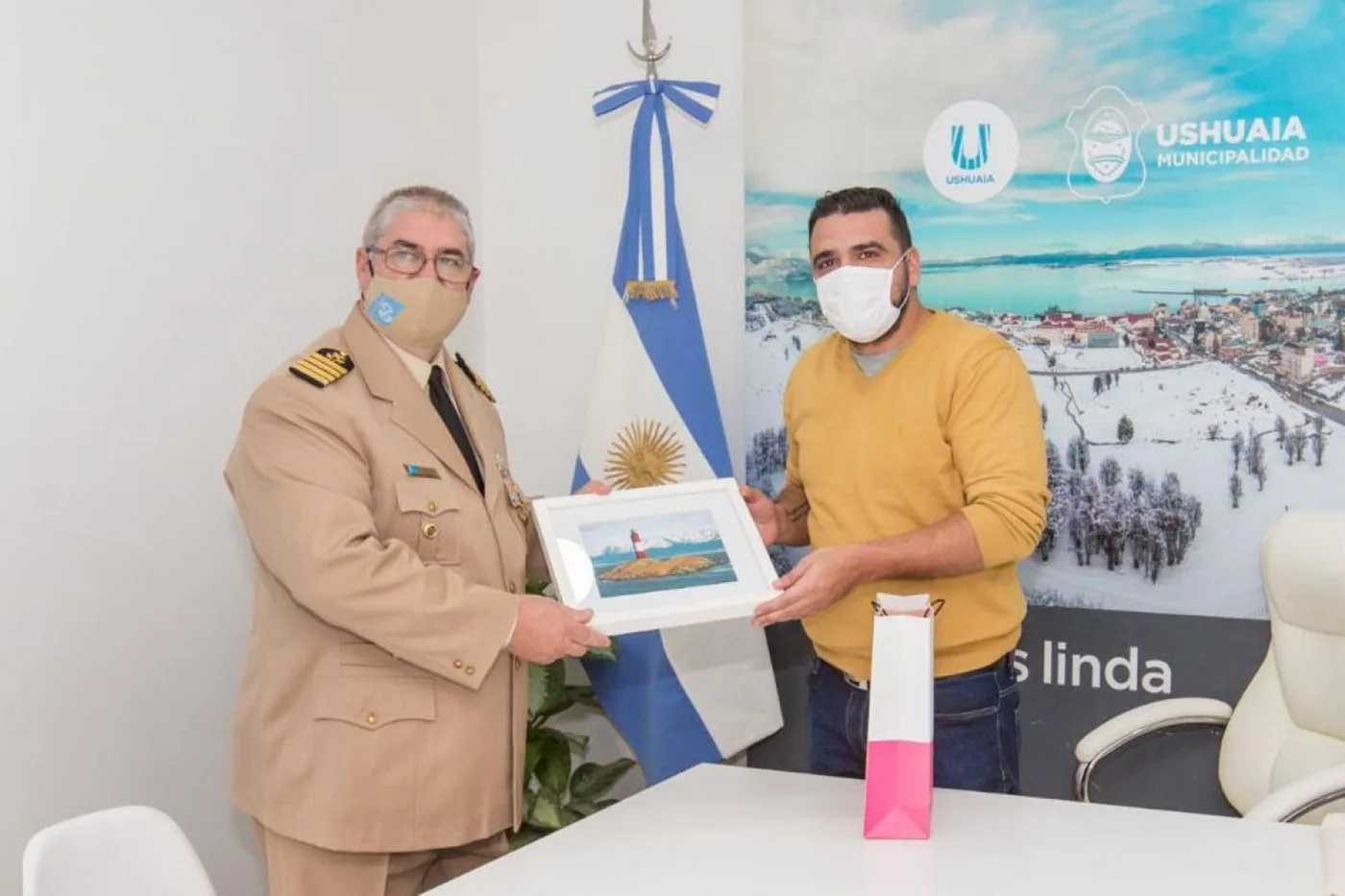 Vuoto recibió al nuevo jefe de la Prefectura Naval Argentina