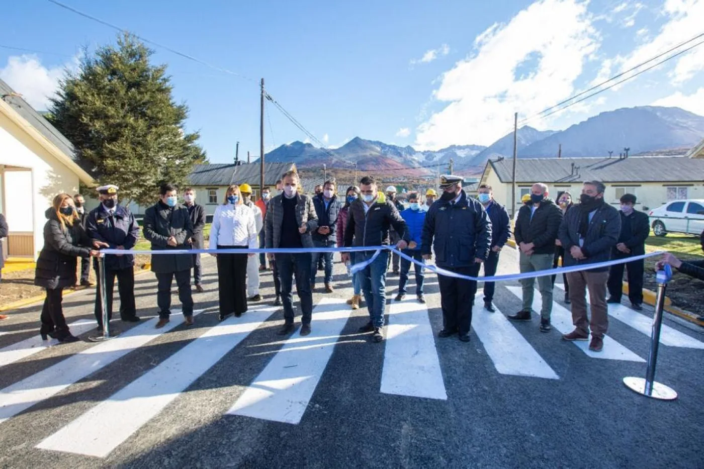 Vuoto y Katopodis inauguraron la pavimentación de calle Cabo Grannanielo