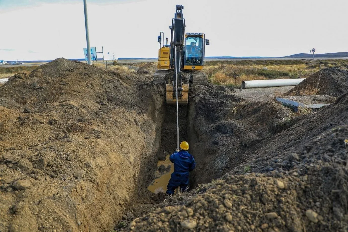 Comenzó la construcción de pluviales en Chacra XI