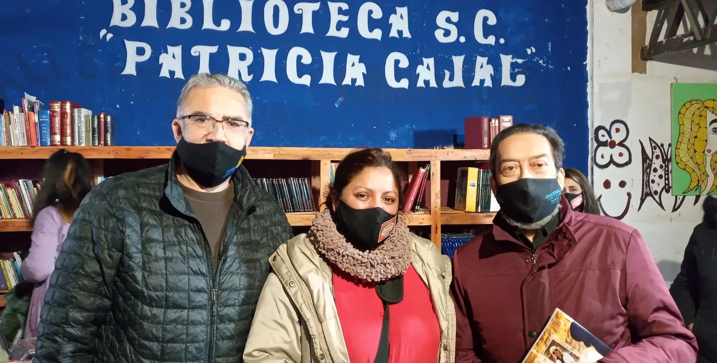 Tres de los principales protagonistas. De izq. a der. Miguel Vázquez, Paola Bulnes y Mingo Gutiérrez.