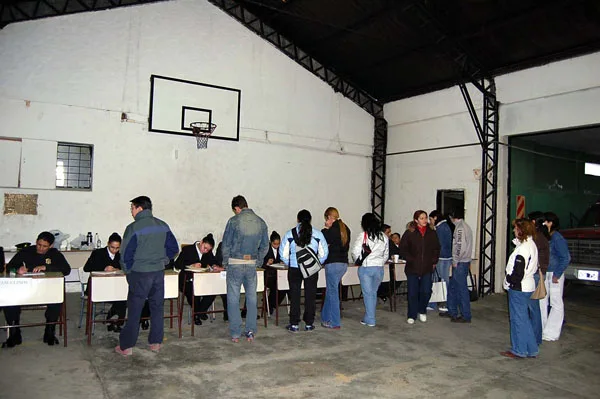 El cuartel de Bomberos de Río Grande, una de las opciones para justificar la no emisión del voto.