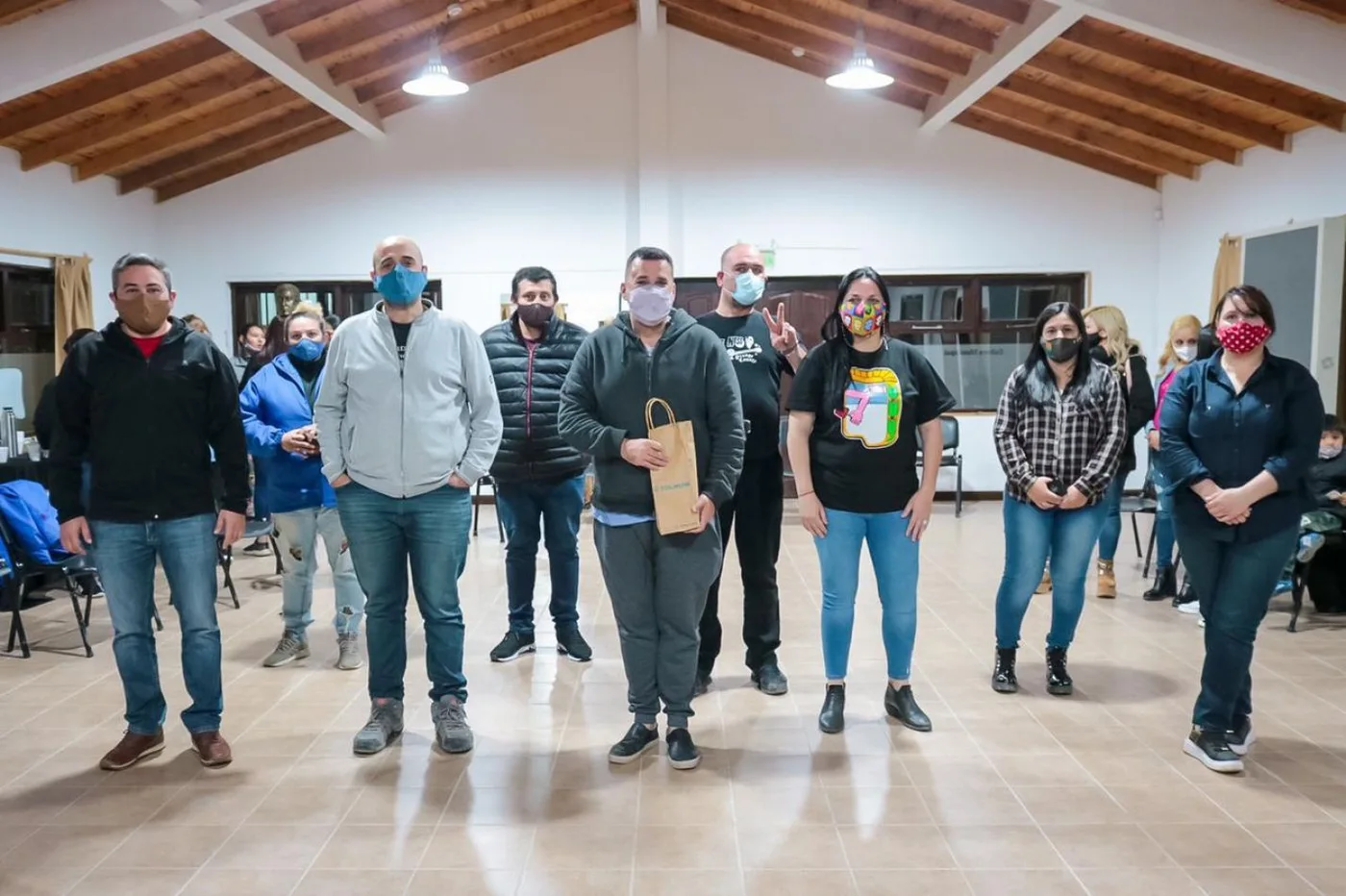 Daniel Menéndez recorrió la ciudad de Tolhuin