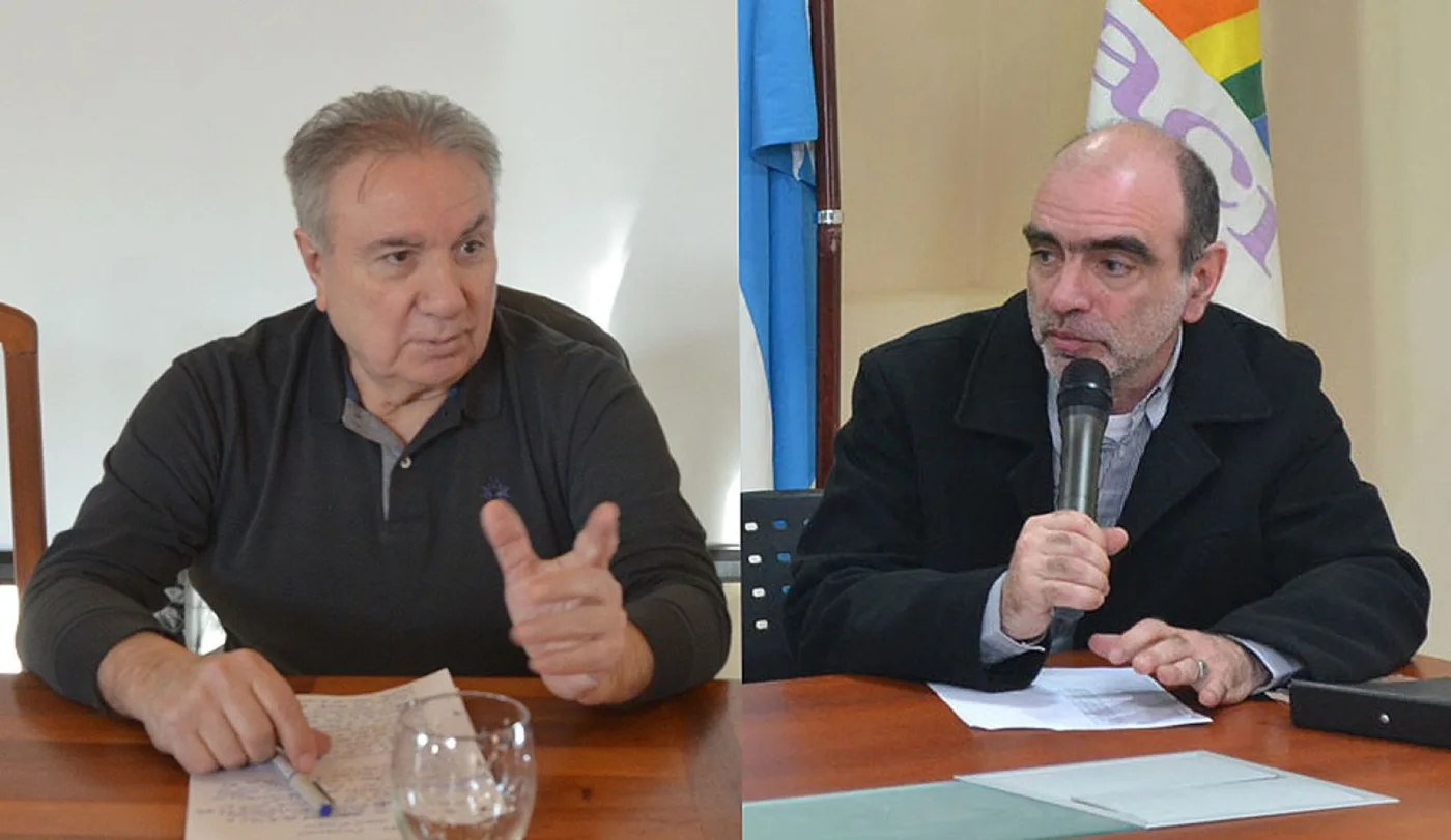 Ingeniero Mario Félix Ferreyra, junto al Lic. Fabio Seleme, brindaron una reflexión sobre el proceso de provincialización.