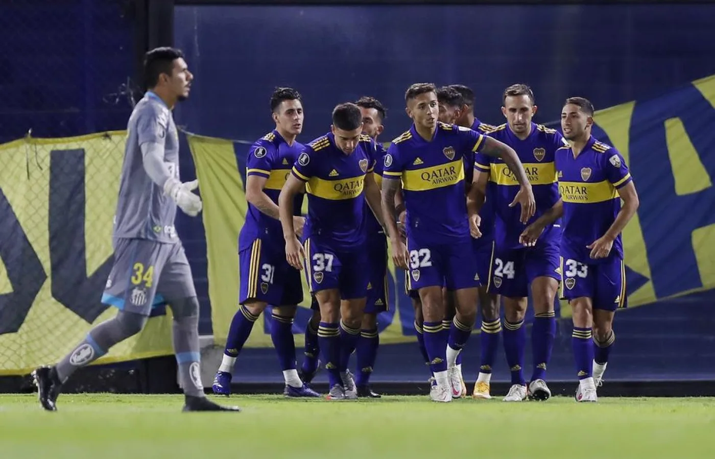 Gran partido de los juveniles de Boca.