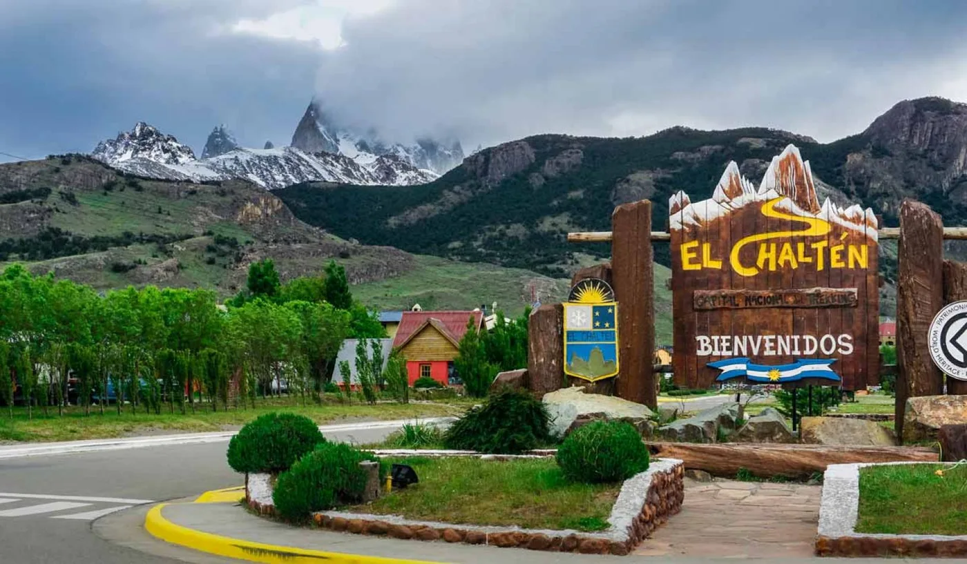 Ingreso a El Chaltén.