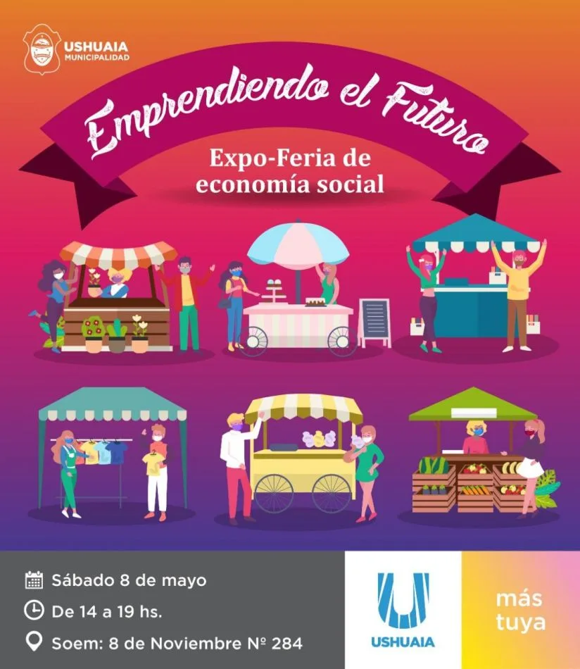 Nueva edición de la Feria de Economía Social en Ushuaia