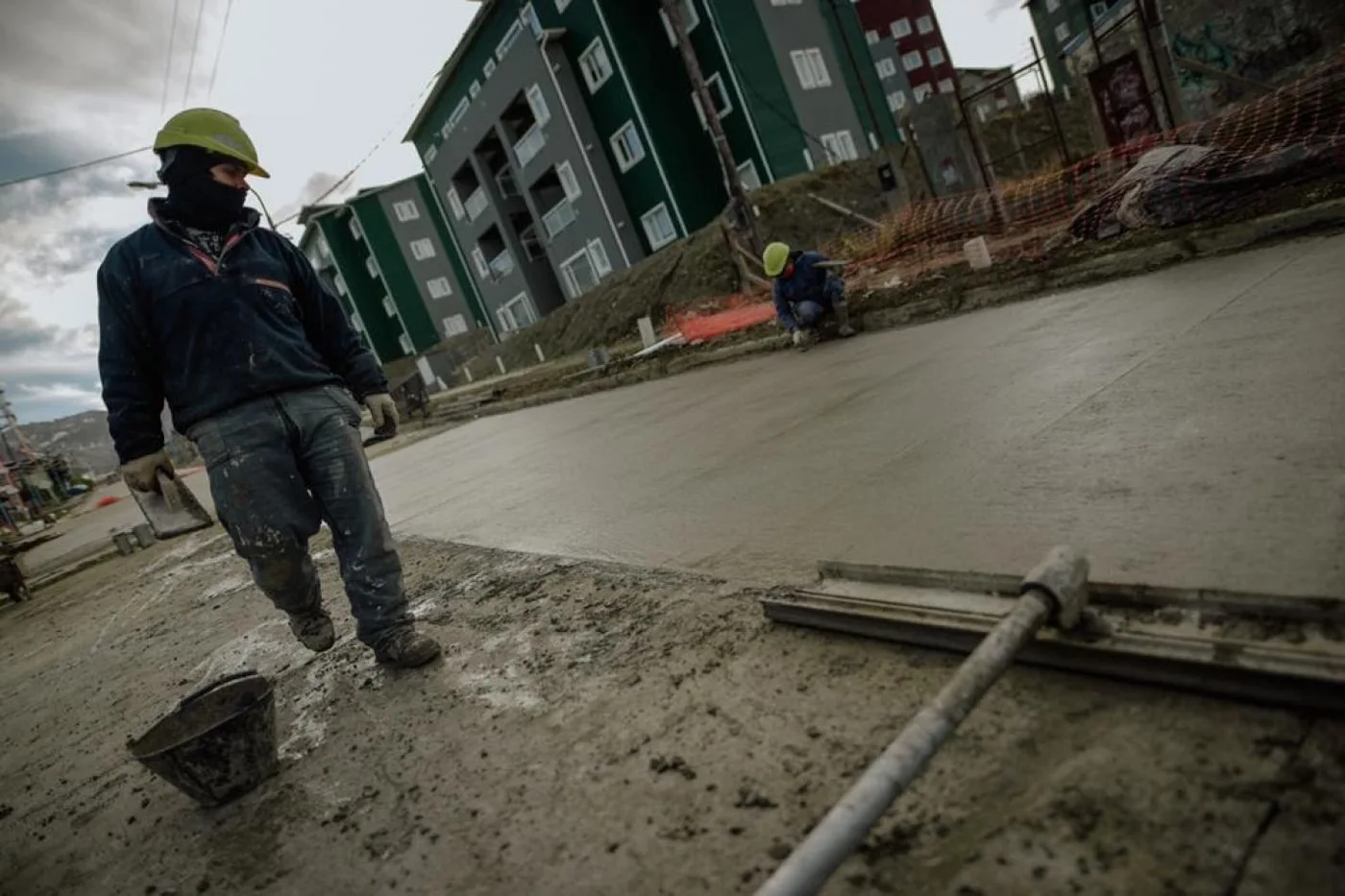 Concluyó el hormigonado de la calle Formosa en Ushuaia