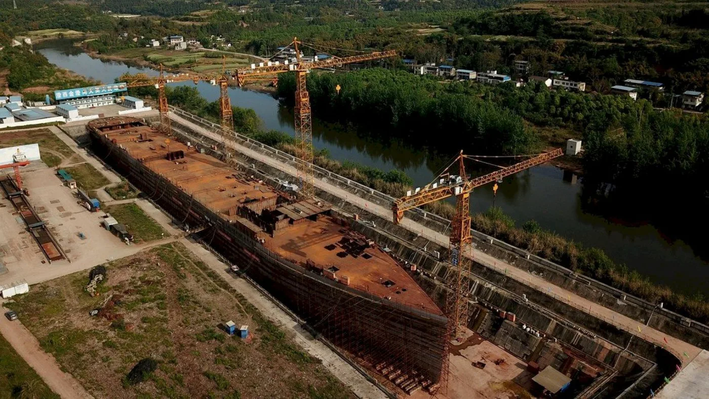 El Titanic 'renace' en China con un réplica exacta