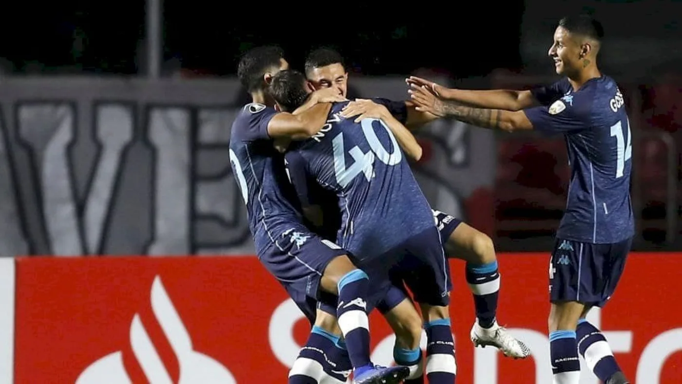 Racing le ganó a San Pablo en el Morumbí y se metió en octavos de la Libertadores