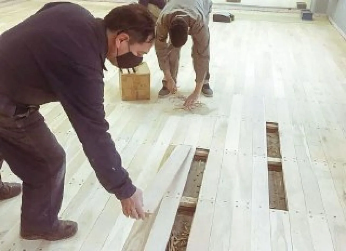 Continúan los trabajos de reparación en el Polivalente de Arte de Río Grande