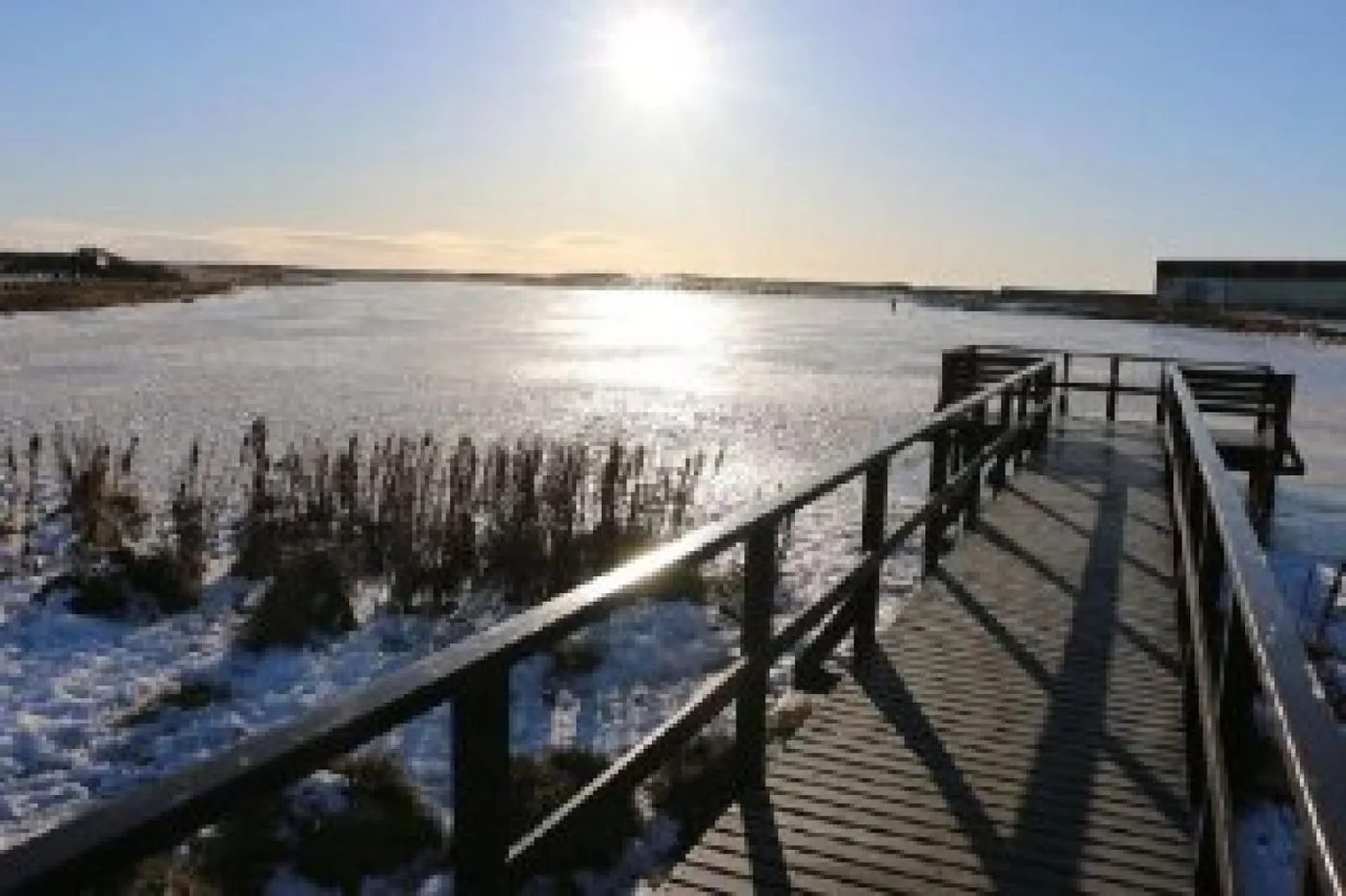 Se advierte que está prohibido realizar actividades invernales en la Laguna de los Patos