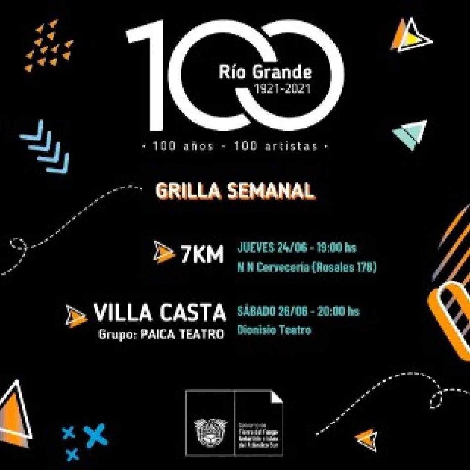 Continúan las presentaciones de artistas locales por el Centenario de Río Grande