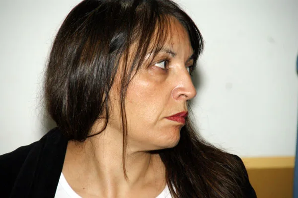 Legisladora por el Partido Patagónico Popular, Laura Rojo.