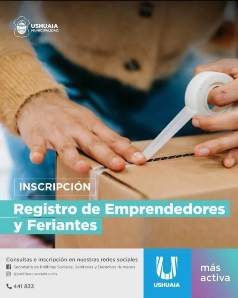 Municipio de Ushuaia abre el registro único para emprendedores de la ciudad
