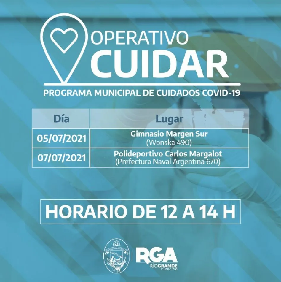 Se informa el cronograma de testeos voluntarios para esta semana