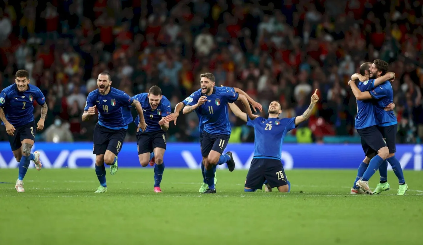 Italia venció por penales a España, tras un entretenido 1-1 en los 120 minutos.