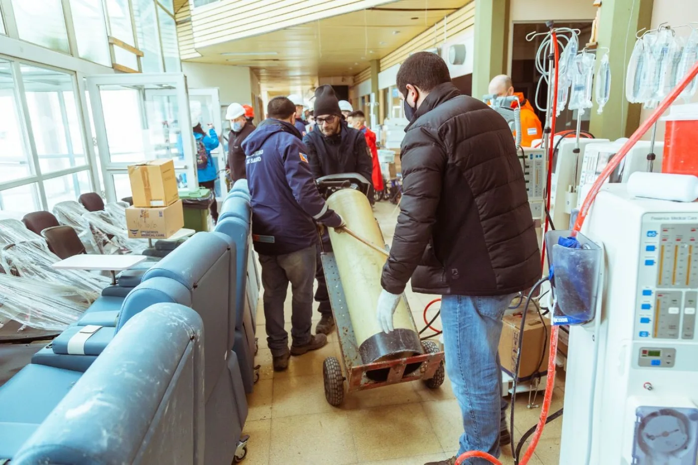 Se realizan tareas para poner en funcionamiento el Hospital Regional Ushuaia