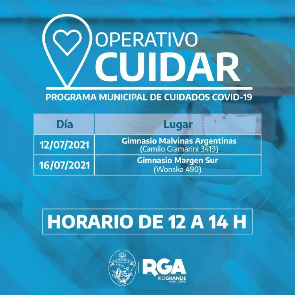 Cronograma de testeos voluntarios para esta semana