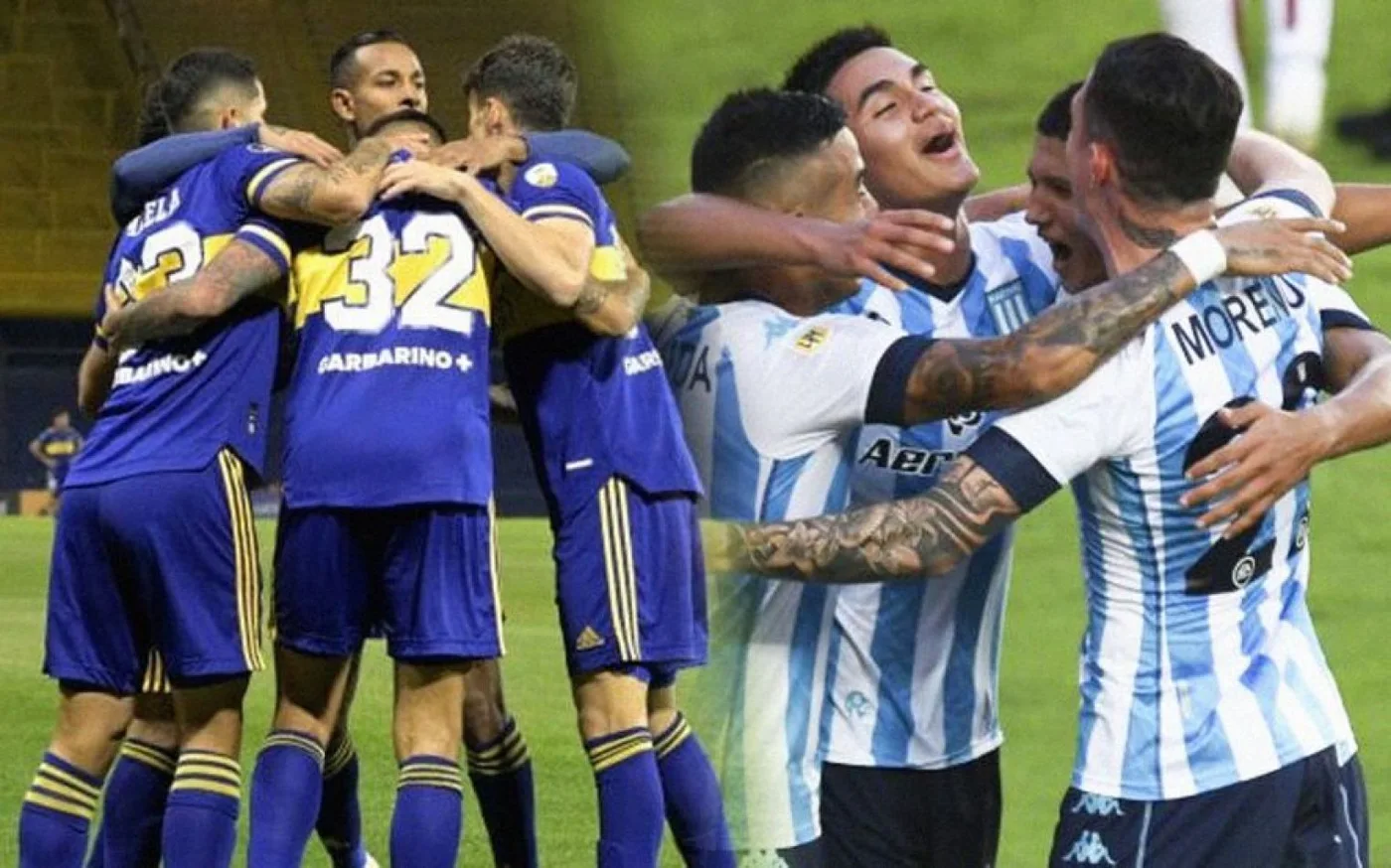 Boca buscará pasar de fase en Brasil, mientras que Racing definirá su futuro en el Cilindro.