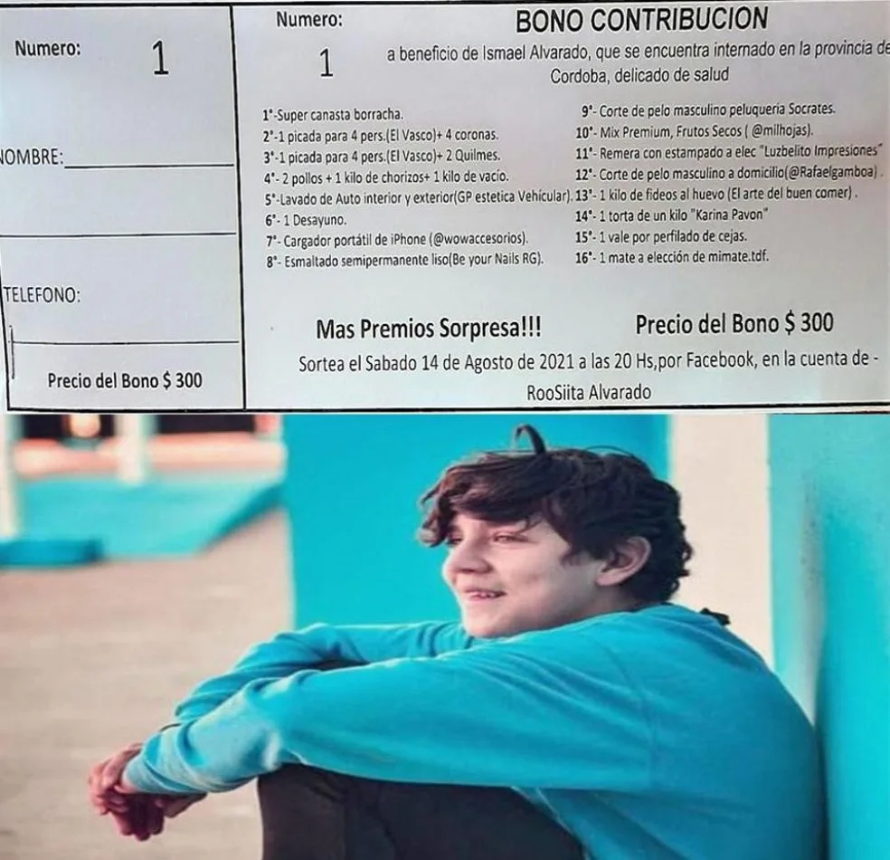 Juntan fondos para colaborar con un joven fueguino, internado en Córdoba