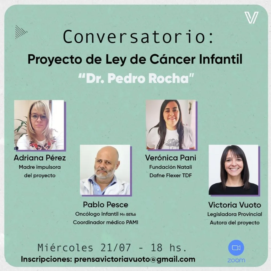 Invitan a participar de la presentación del proyecto de ley "Dr. Pedro Rocha" 