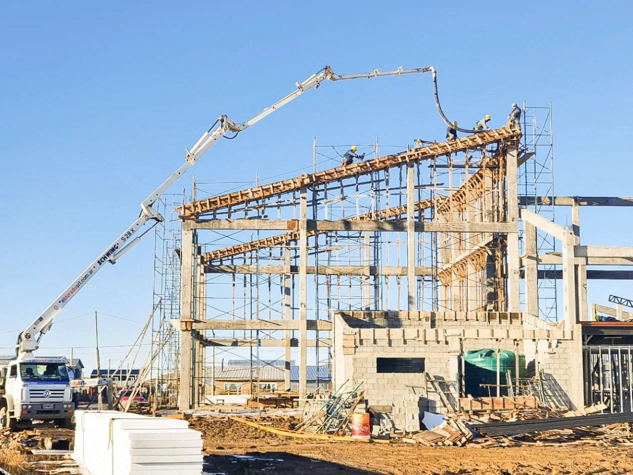 Avances en la construcción de la Escuela Técnica de la margen sur