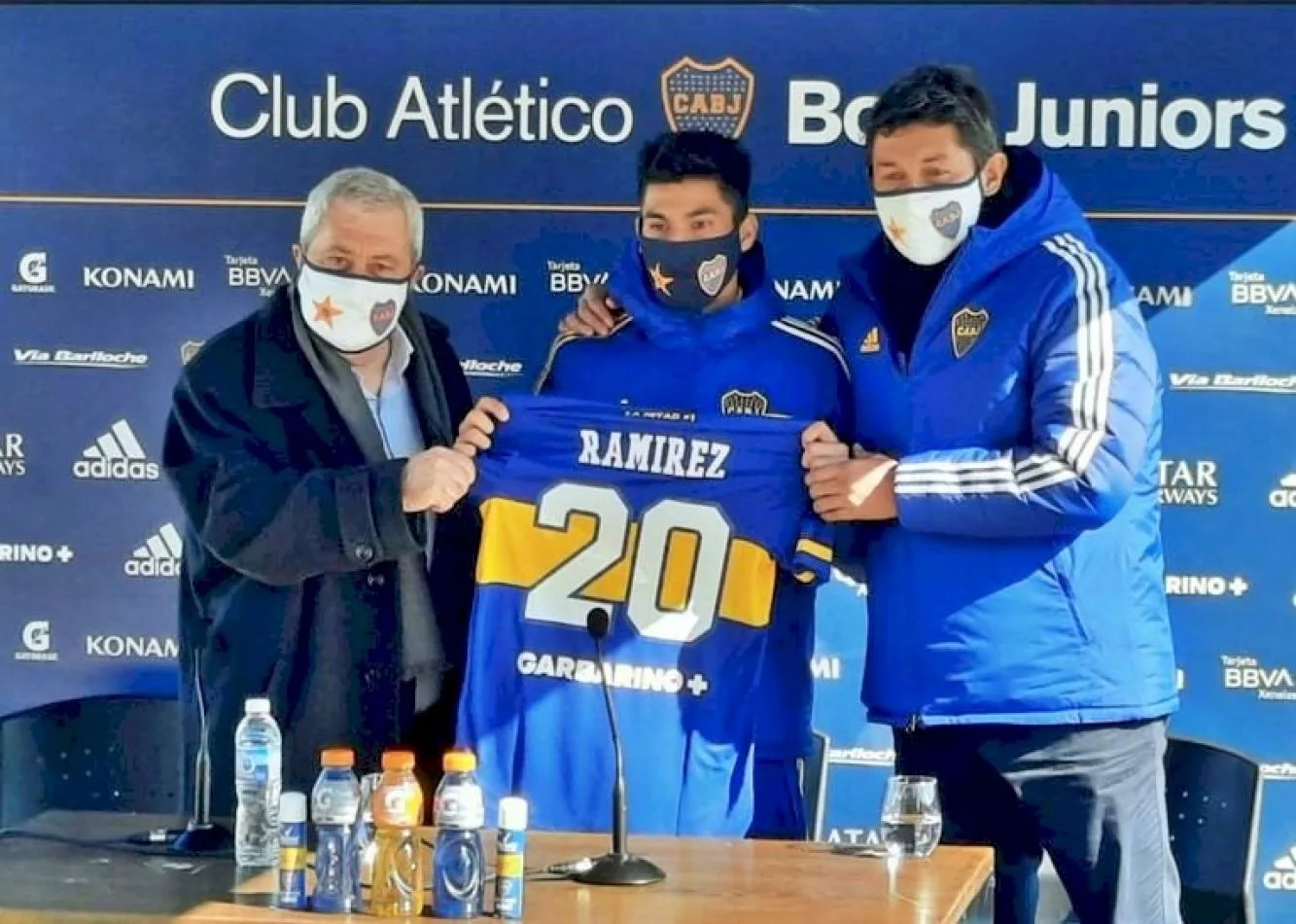 Boca presentó a Juan Ramírez como nuevo refuerzo