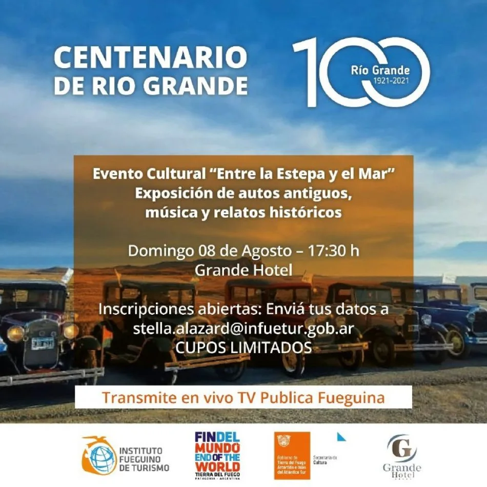 El evento se desarrollará el domingo 8 de agosto a partir de las 17:30 en el Grande Hotel.