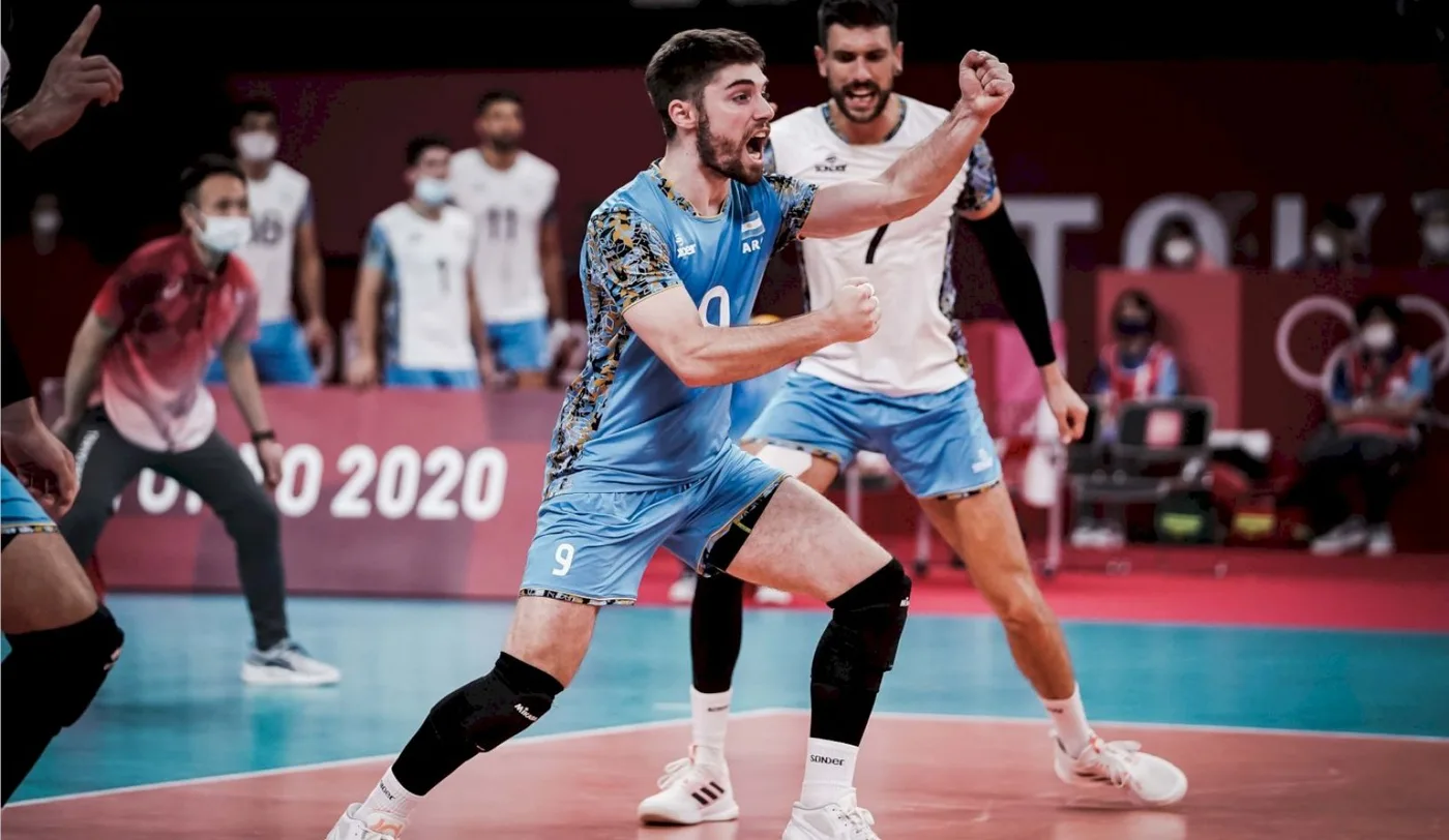 La selección argentina de voleyball masculino le ganó  a la potente Italia.