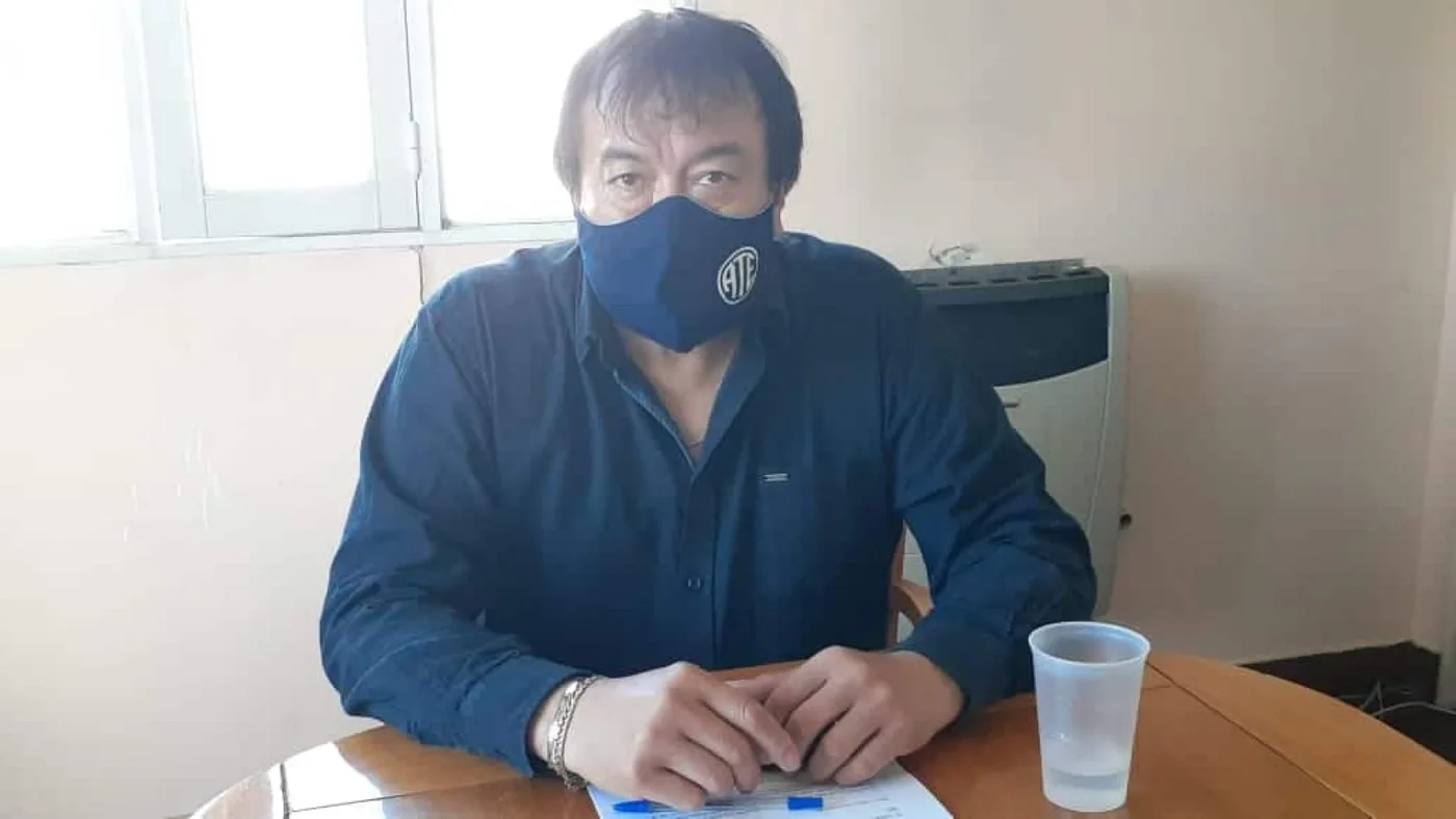 Felipe Concha, secretario general de ATE Río Grande.