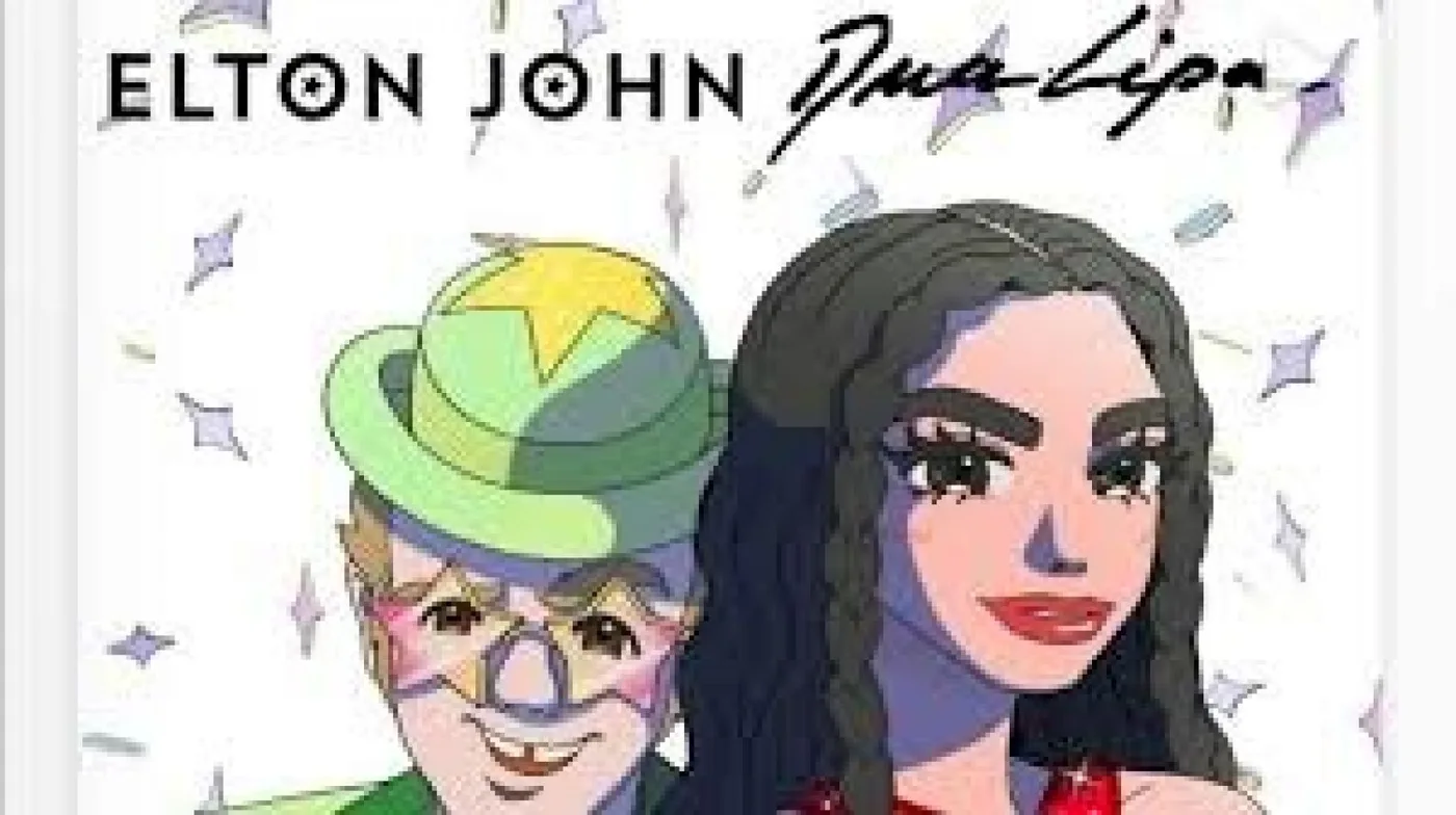 Dua Lipa anunció una colaboración junto a Elton John